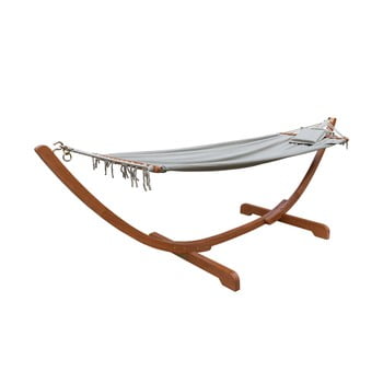 Hamac de grădină, construcție lemn de eucalipt addu hammock madeira