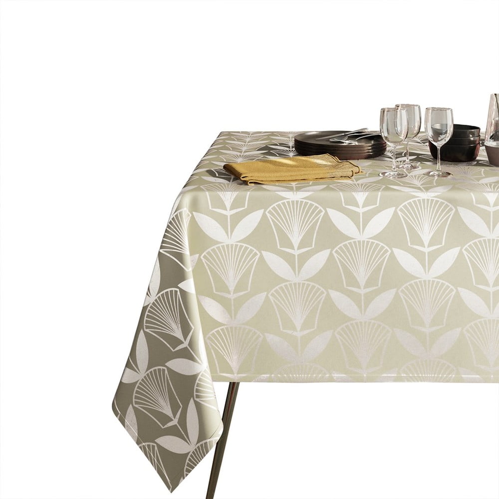 Față de masă ameliahome floris, 140 x 180 cm, bej