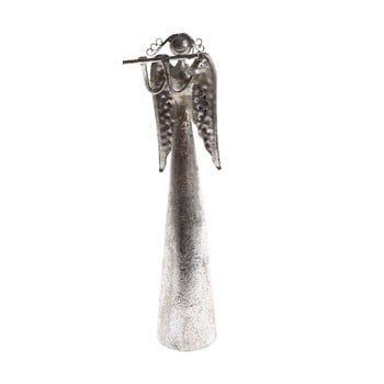 Decorațiune metalică Dakls, înălțime 16,5 cm, înger/flaut bonami.ro