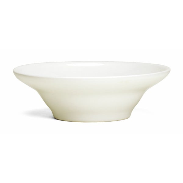 Farfurie pentru supă din gresie Kähler Design Ursula, ⌀ 20 cm, alb