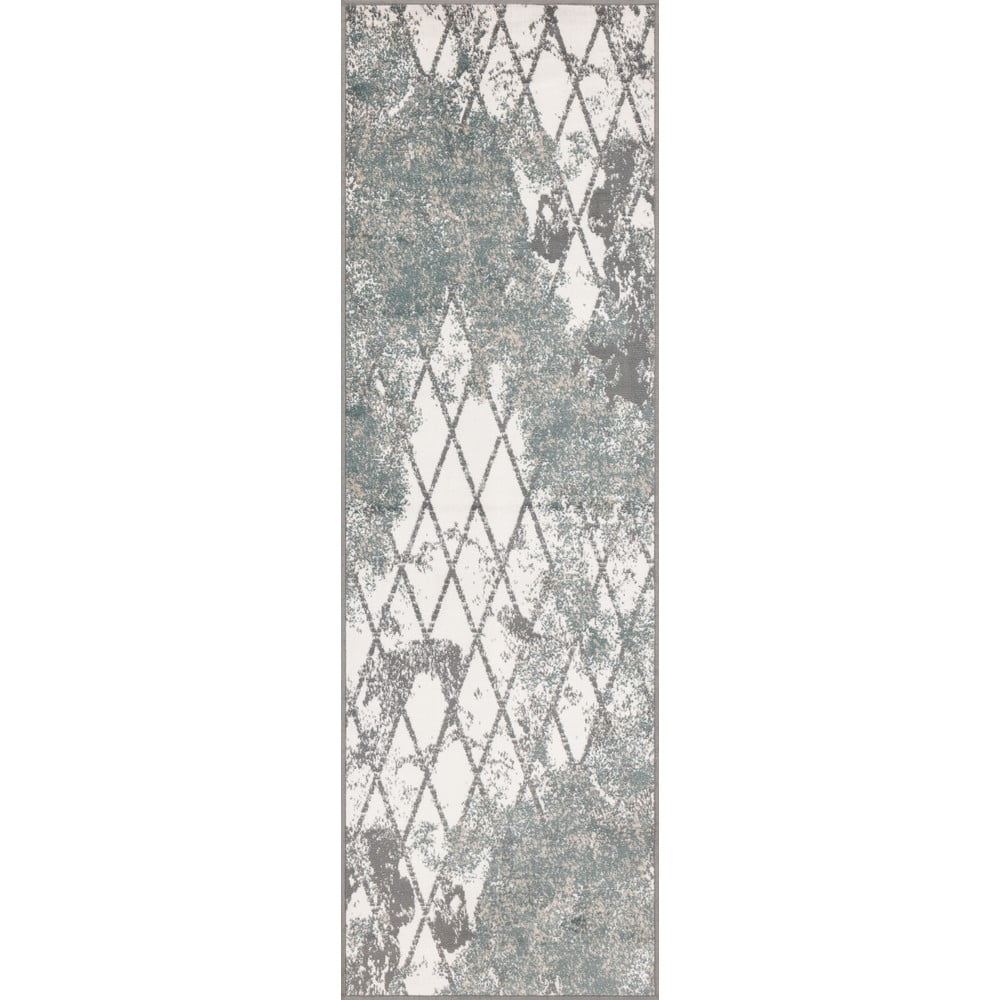 Covor tip traversă albastru prăfuit 80x250 cm Sensi Gepi – FD