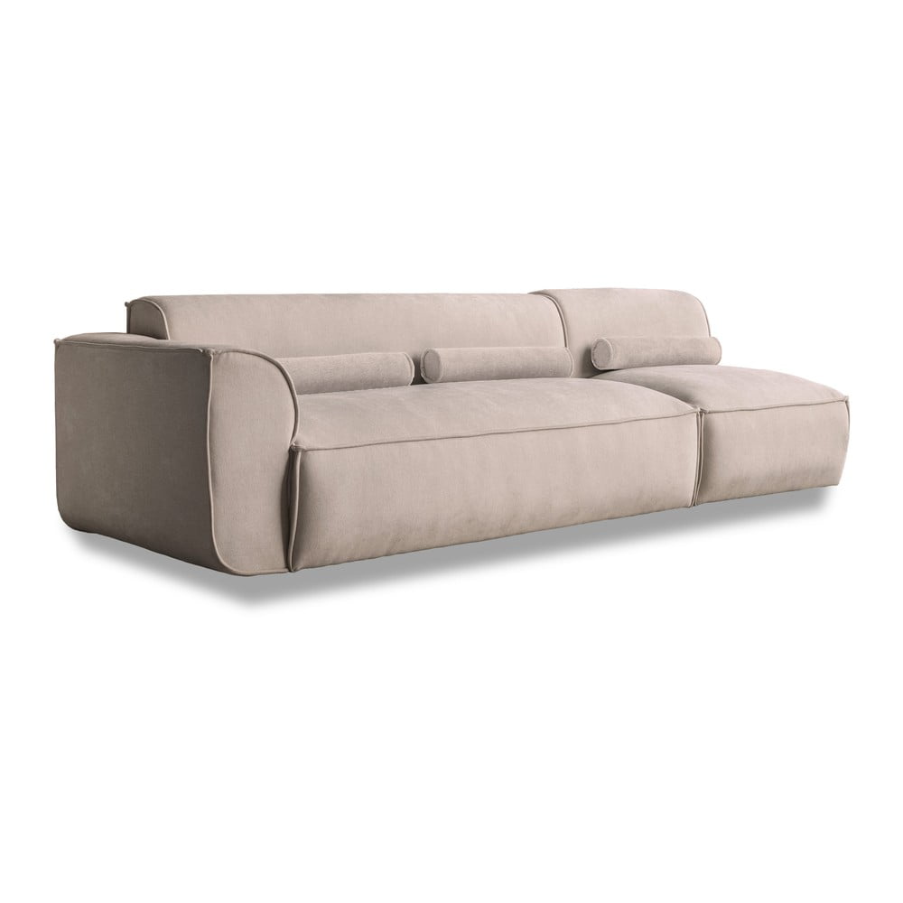 Șezlong modular bej (cu colț pe partea stângă ) Flex Felix – Miuform